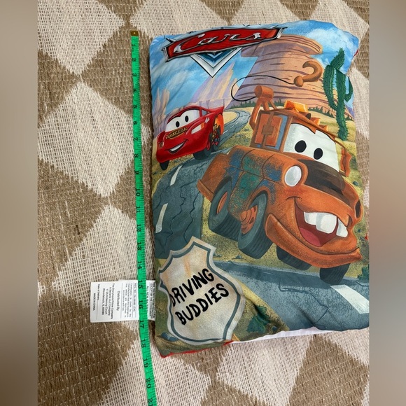 Vintage 2007 Cars pillow soft large book plush disney pixar lightning mcqueen - Picture 7 of 9